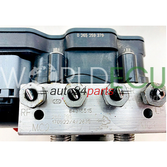 ABS PUMPE BLOCK HYDRAULIKPUMPE STEUERGERÄT OPEL INSIGNIA 84315515, 0265259379, 0265956574