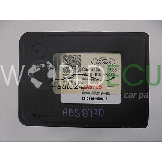 POMPE HYDRAULIQUE ET CALCULATEUR d'ABS FORD K2GC-2B373-CE K2GC2B373CE K2GC2C219BE K2GC-2C219-BE