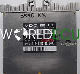 ECU ENGINE CONTROLLER MERCEDES W210 E230 0195455932, 019 545 59 32, A0195455932, 412.232/004/003, 412232004003