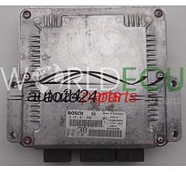Engine control unit - ECU controllers FIAT ULYSSE 2.0 JTD BOSCH 0 281 011 608, 0281011608, 96 485 771 80, 9648577180, 9646850580, EDC15C2 - PLUG&PLAY