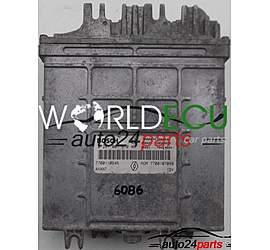 CALCULATEUR MOTEUR RENAULT MEGANE 1.9 DTI BOSCH 0 281 001 810, 0281001810, HOM 7700107088, 7700110646