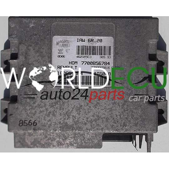 БЛОК УПРАВЛЕНИЯ ДВИГАТЕЛЕМ RENAULT TWINGO 1.2 MAGNETI MARELLI IAW 6R.20, IAW6R20, 7700856784, 7700871780, 16085.104, 16085104