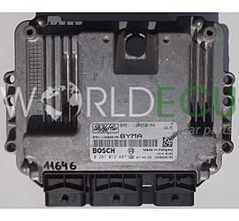 Engine control unit - ECU controllers FORD FOCUS 1.6 TDCI BOSCH 0 281 012 487, 0281012487, FoMoCo 8M51-12A650-MA, 8M5112A650MA, 8YMA