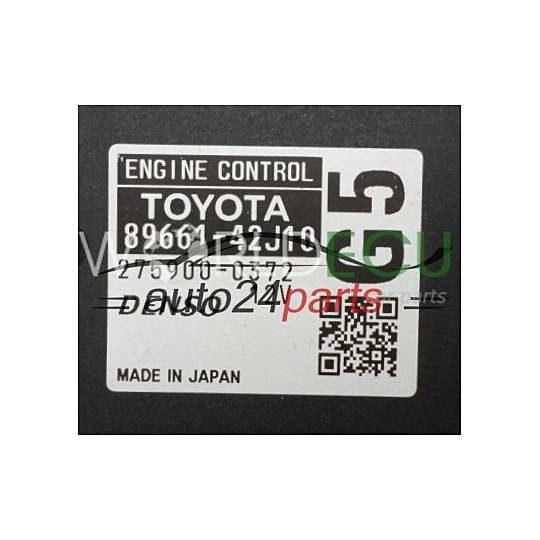ECU Engine control unit  TOYOTA RAV 4 Denso 275900-0372, 2759000372, 89661-42J10, 8966142J10