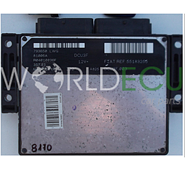 CENTRALINA DO MOTORE FIAT DOBLO 1.9, R04010036F, REF 55183255, 81006A