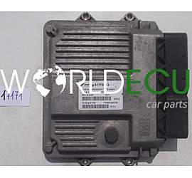 ECU CENTRALITA DE MOTOR FIAT IDEA LANCIA 1.3 JTD MAGNETI MARELLI MJD 6JF.M4, MJD6JFM4, FPT 51775013, 71600.045.04, 7160004504