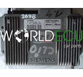 CALCULATEUR MOTEUR RENAULT CLIO 1.4 S115303100B ,S115303100 B, 115303100 7700112342 HOM7700108814, 7700108814