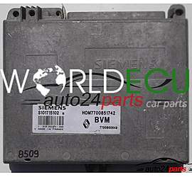 CALCULATEUR MOTEUR RENAULT CLIO 1.8 S101715102, HOM7700851742, 7700860649