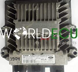 ECU ENGINE CONTROLLER FORD FIESTA 1.4 TDCI 7S6112A650AA, 7S61-12A650-AA 2CLA SIEMENS SID 804 5WS40433A-T