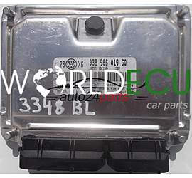 CENTRALINA MOTORE VW VOLKSWAGEN PASSAT 1.9 TDI AVF 038 906 019 GQ, 038906019GQ, BOSCH 0 281 010 941, 0281010941, DIESEL EDC15P+ 1582 1039S01450