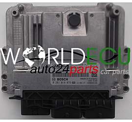 CENTRALINA DO MOTORE FORD FIESTA 1.6 TDCI BOSCH 0 281 018 079, 0281018079, AV21-12A650-HJ, AV2112A650HJ