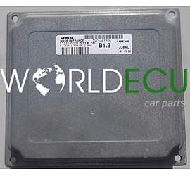 ECU CENTRALITA DE MOTOR VOLVO S40 V50 SIEMENS S122185001 D, S122185001D, 30743219AA, SIM280, B1.2