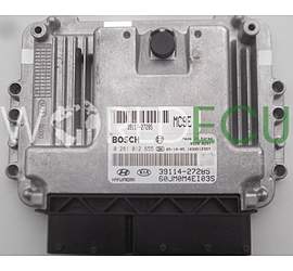 ECU ENGINE CONTROLLER HYUNDAI TUCSON 2.0 CRDI BOSCH 0 281 012 655, 0281012655, 39114-27285, 3911427285