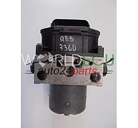 POMPE HYDRAULIQUE ET CALCULATEUR d'ABS JAGUAR 0265222021 0265800008 5X43-2M110-BA 5X432M110BA