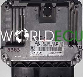 CENTRALINA MOTORE VW VOLKSWAGEN GOLF VI 2.0 TDI, BOSCH 0 281 016 407, BOSCH 0281016407, 03L 906 018 BC, 03L906018BC, 1039S44218