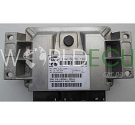 CITROEN PEUGEOT Magneti Marelli IAW 6LPC.102, IAW6LPC102, HW 16784004, 9654596080, SW 16804054, 9662162780