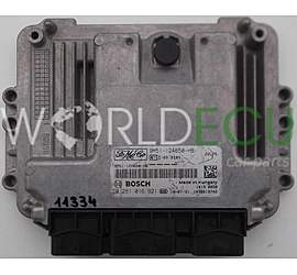 ECU ENGINE CONTROLLER FORD BOSCH 0 281 016 921, 0281016921, 9M51- 12A650-HB, 9M5112A650HB, 12A650HB, 1039S13742, DZL7S