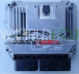 Centralina motore AUDI VOLKSWAGEN 2.0 DTI BOSCH 0 281 017 947, 0281017947, 03L 907 309 AD, 03L907309AD, EDC17C46 - PLUG&PLAY