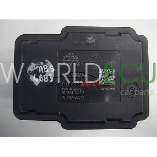 ABS POMPA CENTRALINA RENAULT 476602071R, 10.0212-0296.4, 10021202964, 10.0961-1435.3, 10096114353