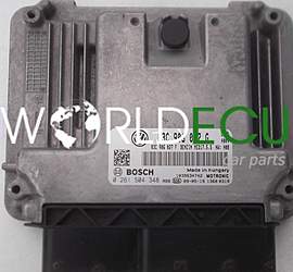 CENTRALINA MOTORE VOLKSWAGEN GOLF 1.4 TSI BOSCH 0 261 S04 348, 0261S04348, 03C 906 027 G, 03C906027G, 03C906027F, MED17.5.5