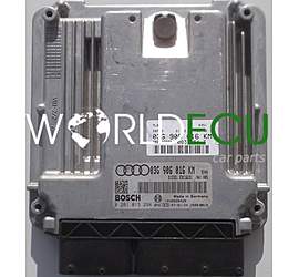 ECU ENGINE CONTROLLER AUDI A4 2.0 TDI BOSCH 0 281 013 294, 0281013294, 03G 906 016 KM, 03G906016KM, EDC16U31