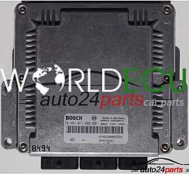 CENTRALINA MOTORE VOLVO S40 1.9 DID BOSCH 0 281 011 086, 0281011086, HOM8200065994