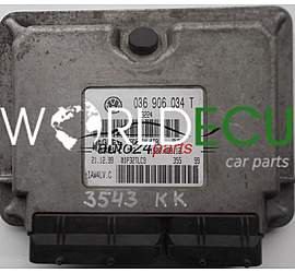 MOTORSTEUERGERÄT ECU STEUERGERAT SKODA FABIA 1.4 036906034T, 036 906 034 T, 61600.489.12, 6160048912, IAW4LV.C