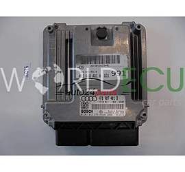 Engine control unit - ECU controllers AUDI 0281012279 4F0907401B