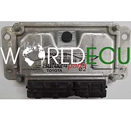 CENTRALINA MOTORE TOYOTA AYGO CITROEN C1 PEUGEOT 107 1.0 12V 89661-0H022, 896610H022, BOSCH 0261208702, 0 261 208 702