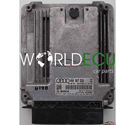 ECU ENGINE CONTROLLER AUDI A8 HYBRID 2.0 TSI, BOSCH 0 261 S04 820, 0261S04820, 4H0 907 560, 4H0907560, MED17.1.1