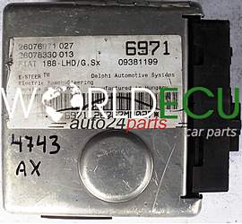 Centralina piantone sterzo  FIAT PUNTO 09381199, 9381199, 26076971 027, 26078330 013, 188-LHD/G.SX 6971