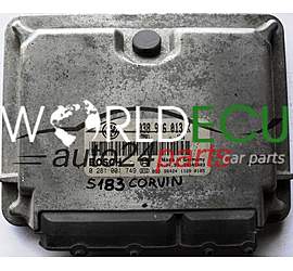 ECU ENGINE CONTROLLER VW VOLKSWAGEN POLO LUPO SEAT AROSA 1.7 SDI 038906013K, 038 906 013 K BOSCH 0281001749, 0 281 001 749