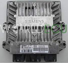 Centralina motore CITROEN PEUGEOT 2.0 HDI SIEMENS 5WS40146F-T, 5WS40146FT, SW 9657544780, HW 9647423380, SID801A