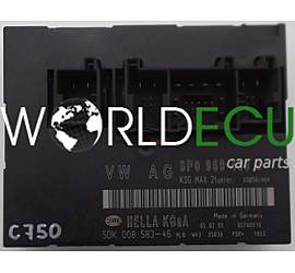 CENTRALINA MODULO COMFORT AUDI A3 8P0 959 433 E / 8P0959433E / 5DK 008 583-46 / 5DK00858346