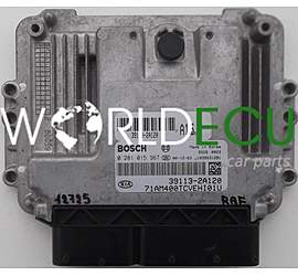 ECU ENGINE CONTROLLER HYUNDAI KIA BOSCH 0 281 015 967, 0281015967, 39113-2A120, 391132A120