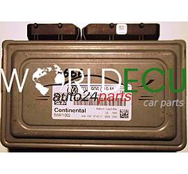 CENTRALINA MOTORE VOLKSWAGEN POLO 1.2 CONTINENTAL 5WA11002, 03E 906 019 M, 03E906019M, 03E906019B, SIMOS11.1