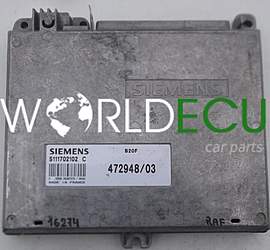 CENTRALINA MOTORE VOLVO 460 2.0 SIEMENS S111702102 C, S111702102C