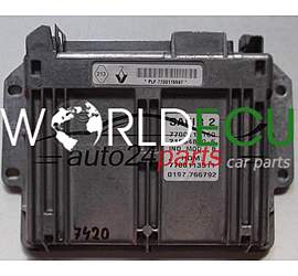 CALCULATEUR MOTEUR RENAULT CLIO 1.2 7700115160, HOM 7700113511, 21654820-6