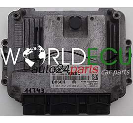 CENTRALINA DO MOTORE FORD FIESTA 1.6 TDCI BOSCH 0 281 012 249, 0281012249, FoMoCo 5S61-12A650-ED, 5S6112A650ED
