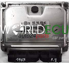 MOTORSTEUERGERÄT ECU STEUERGERAT SEAT TOLEDO 2,3 V5 066 906 032 AG, 066906032AG, BOSCH 0 261 207 375, 0261207375, 26SA8203