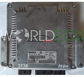 Centralina motore PEUGEOT 406 2.0 HDI BOSCH 0281010593, 0 281 010 593, 9643527380, 96 435 273 80, EDC15C2 67 - PLUG&PLAY