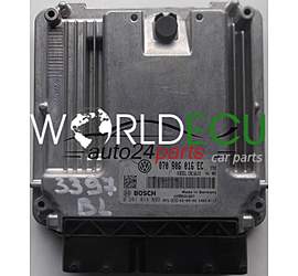 CENTRALINA MOTORE VW VOLKSWAGEN T5 2.5 TDI 070906016EC, 070 906 016 EC, BOSCH 0281014893, 0 281 014 893, DIESEL EDC16U31 3758 1039S31927