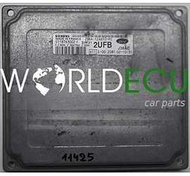 ECU ENGINE CONTROLLER  FORD FIESTA S118763002 F, S118763002F, 2S6A-12A650-PC, 2S6A12A650PC, 2UFB