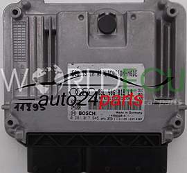 Engine control unit - ECU controllers AUDI A6, BOSCH 0 281 017 945, 0281017945, 03L 906 018 LB, 03L906018LB, EDC17C46 - PLUG&PLAY