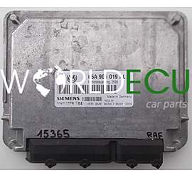 MOTORSTEUERGERÄT ECU STEUERGERAT SEAT TOLEDO SIEMENS 5WP4376 04, 5WP437604, 06A 906 019 AL, 06A906019AL