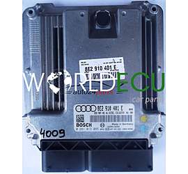 ECU ENGINE CONTROLLER AUDI A6 2.7 TDI 8E2910401E, 8E2 910 401 E, 8E0907401AL, 8E0 907 401 AL, BOSCH 0281013095, 0 281 013 095 DIESEL EDC16CP34