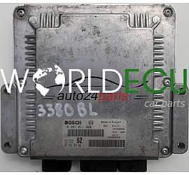 CENTRALINA MOTORE CITROEN C8 2.0 HDI BOSCH 0281011968, 0 281 011 968, EDC15C2 62, 9654695480, 96 546 954 80, 9646850580, 96 468 50 80