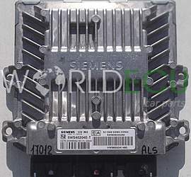 CITROEN PEUGEOT 2.0 SIEMENS 5WS40204E-T, 5WS40204ET, SW 9658345280, HW 9655041480, SID803