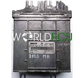 CALCULATEUR MOTEUR RENAULT ESPACE 1.9 TDI BOSCH 0281010143, 0 281 010 143, 7700114659, HOM7700113283, HOM 7700113283