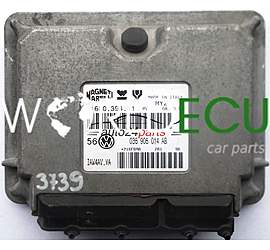 CENTRALINA MOTORE VW VOLKSWAGEN GOLF BORA 1.4 AKQ 036906014AB, 036 906 014 AB, IAW4AV.VA 6160039411, 61600.394.11